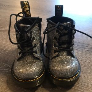 Dr Marten sparkly boots